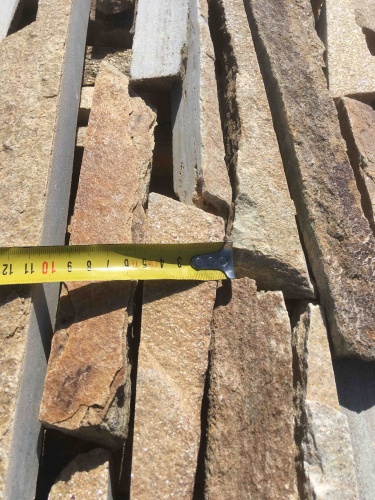 Горбушка златолит золотистый для облицовки купить в Воронеже