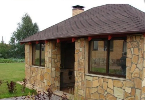 Плитняк златолит жёлтый для фасада 1,5-3 см купить в Воронеже