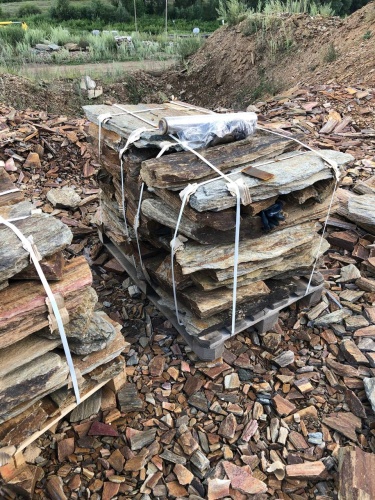 Плитняк кора дерева 50-100мм для пошаговых дорожек купить в Воронеже