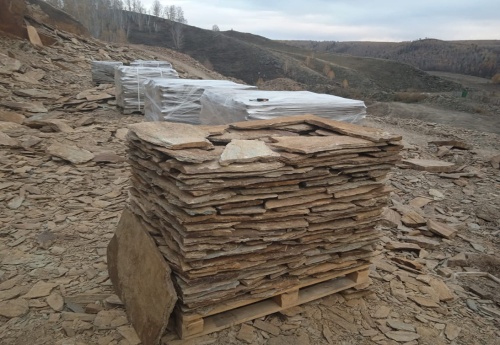 Плитняк кора дерева для цоколя, отмостки купить в Воронеже