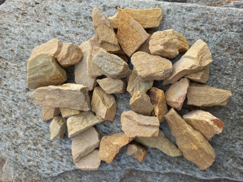 Златолит жёлтый декоративная каменная крошка купить в Воронеже