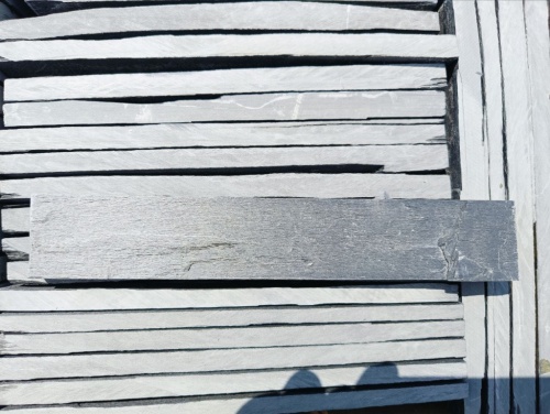 Плитка чёрная из натурального камня фасадная 30 см * 5 см, толщина 7 мм -30 мм купить в Воронеже